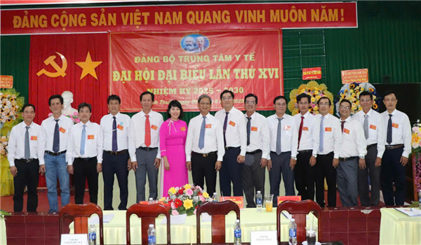 Đại hội đại biểu Đảng bộ Trung tâm Y tế huyện Vĩnh Thuận, nhiệm kỳ 2025-2030